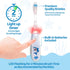 Lily's Home Kids Flashing Timer Toothbrush Kids with Soft Bristles, Rising Cup & Cover - Fun 2-Min Light-Up Brushing for Children - Toddler Toothb...