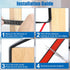 U-Shape Edge Banding, 16.4ft Self Adhesive Veneer Edging Trim TPE Flexible Furniture Edge Protector for Countertop Table Cabinet Repair Furniture ...