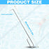 Pool Skimmer Basket Hook Tool, Stainless Steel pool Skimmer Hook Extended Knee Protection Skimmer Basket Handle for Cleaning Swimming Pool Debris ...