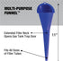 FloTool 10712MX4 Super Quad Funnel for Oil, Lubricant and Other Fluids, 4pk...