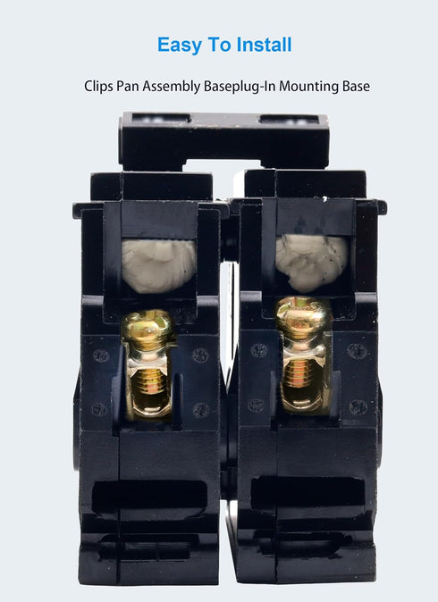 ?????? ?????????????? 50 Amp 2 Pole Type QP Circuit Breaker Plug-in Mount Standard MCB Thermal Magnetic Protection, 10KA 120/240V, Compatible with...