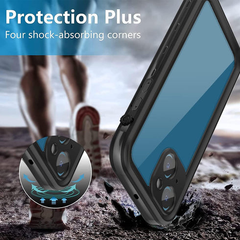 AICase Waterproof Case for iPhone 13 Mini 5.4 Inch Snowproof Dustproof Shockproof IP68 Certified Full Body Protection Fully Waterproof Underwater ...