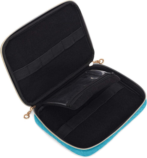Teamoy Watch Storage Case - Holds 12 Straps, Travel Organizer Bag Compatible With All Series Apple and Smart Watch Bands, Teal...
