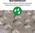 Furhaven Waterproof & Self-Warming Throw Blanket for Dogs & Indoor Cats, Washable & Reflects Body Heat - Soft-Edged Terry & Sherpa Dog Blanket - D...