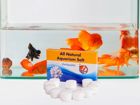 Premium Aquarium Salt, Aquarium Salt Freshwater Tablets for Aquarium Water Treatments Essential Supplies (20 Tablets)...