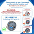 Upgraded Lifetime Appliance W10818230 Knob Compatible with Whirlpool Stove/Range