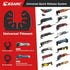 EZARC Oscillating Multi tool Hook Knife Blade, 3PCS Multitool Saw Blades for Cutting Soft Materials Roofing Shingles, PVC Carpet and Cardboard...