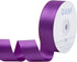 1 Inch Double Face Satin Ribbon Purple Ribbon for Gift Wrapping Hair Bows Making Chair Sash Valentine's Day Wedding Birthday Party Invitation Deco...