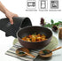 LogHog Large Silicone Trivet Mats for Hot Dishes/Pans, Heat Resistant Pot Holder, 9"x12" Non Slip Flexible Durable Pot Coaster Kitchen Table Mats ...
