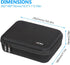 JSVER Hard Case for GoPro Cameras Carrying Case For Gopro Hero 12/11/10/9/8/7/AKASO EK7000/AKASO Brave 4 4K /Brave 7 LE/Brave 8/AKASO V50X /insta3...