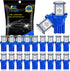YM E-Bright 20-Pack 194 Led Bulb Blue, T10 168 912 W5W 2825 LED Bulb for Car Interior Dome Map Light Trunk Door Dashboard License Plate Light Lamp...