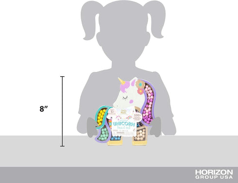 Story Magic Unicorn Bead Set, Create Your Own Magical Beaded Jewelry, 100+ Large Hole Wood Beads, Great for Sleepovers or Weekend Activity, Bead K...