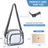OrabenClear Messenger Bag Clear Bag Stadium Approved, Clear Purse Clear Crossbody Bag for Work, Workout, Sports...