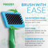 Massage Brush with Soft Silicone Bristles - Pet Brush - Cat Brush for Pet Massage - Pet Bath Grooming Dog Bath Brush - Rubber Scrubber Brush for D...