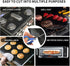 Oven Liners for Bottom of Oven-23.6x15.7 Inch Heavy Duty Non-stick Reusable Oven Spill Protector Mat Kitchen Accessory for Gas Electric Oven,Toast...