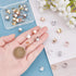 DICOSMETIC 60Pcs Cuff Earrings Findings Cartilage Cuff Earring Non-Pierced Wrap Earring Adjustable Stainless Steel Clip-on Earring Cuffs with Loop...