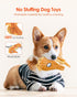 HGB Squeaky Dog Toys, No Stuffing Crinkle Plush Dog Toys for Small Medium Large Breeds, Interactive Dog Chew Toys for Aggressive Chewers, Puppy Te...