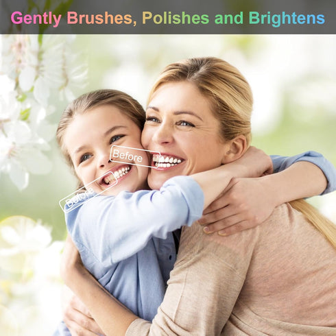 Soft Toothbrush with Flexible Head - Prevent Gum Hurt, Tapered Bristle Brush Gentle Care for Sensitive Teeth, Individually Wrapped Variety Colors ...