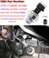 Engine Oil Pressure Sensor/Switch/Sending Unit with Screen Filter D1846A Compatible with Chevrolet Chevy Silverado GMC Sierra Buick Lacrosse Cadil...