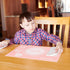 AllSpice 18" x 13" Kids Table Setting Placemats 2-Pack Montessori Style, Silicone (Tea Party)...