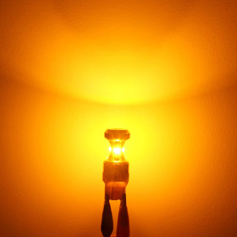 Alla Lighting T25 3156 3157 LED Amber Yellow Bulbs, Super Bright Directional Blinker Lamps Replacement 3757, 4757, 3457 4157-N-A-K 3000lms Turn Si...