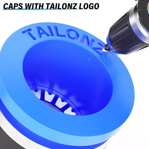 TAILONZ PNEUMATIC 60 pcs Straight Push Connectors Plastic Quick Release Connectors Air Line Fittings for 1/8 5/32 1/4 5/16 3/8 1/2Tube (2 Way)...