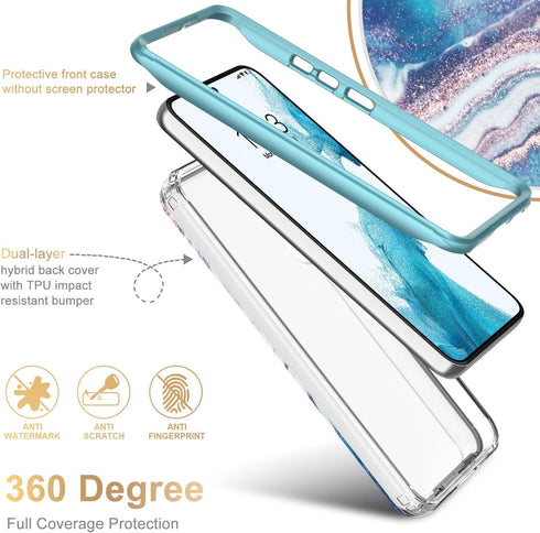 Esdot for Samsung Galaxy S22 Case,Military Grade Passing 21ft Drop Test,Rugged Cover with Fashionable Designs for Women Girls,Protective Phone Cas...