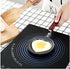 YIKANGHENG Mini Frying Pan, 4.8 Inch Heart Shape Iron Egg and Omelet Pan with Nonstick Coating for Kitchen and Outdoor of Fried Eggs, Cakes and Br...