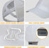Women Criss Cross Ponytail Hat Polyester Breathable Unstructured Adjustable Baseball Cap...
