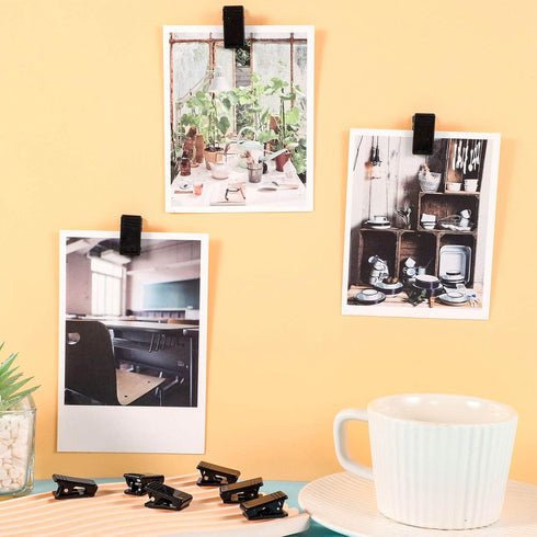 50 Pieces Self Adhesive Clips, Tapestry Hangers Clips Sticky Clips Wall Clips Photo Clips Poster Clips Plastic Sticky Hanging Spring Clips for Hom...