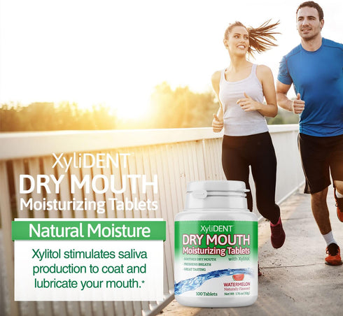 Nature's Stance XyliDENT Xylitol Tablets for Dry Mouth Relief - Stimulates Saliva, Freshens Breath, Reduces Acid Production, Fast Acting Relief, 1...