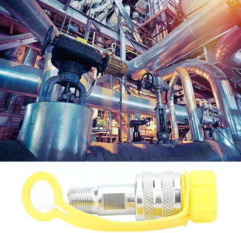 Hydraulic Coupling Set, Hydraulic Quick Disconnect Coupling,Zg3/8 Mechanical Oil Pipe Chrome Plated Steel Quick Disconnect Coupler With safety loc...