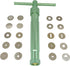 HEVERP Stainless Steel Clay Extruders Sugar Paste Extruder Cake Fondant Decorating Tool Set (Green)...