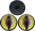 Julie Wang 20Pairs 12MM Sew On Eyes for Amigurumi Stuffed Plush Doll Glass Dragon Lizard Frog Animal Toys Domed Buttons Crafts DIY 0.47inches...