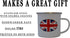 Rogue River Tactical UK UNited Kingdom Camp Mug Enamel Camping Coffee Cup Gift Union Jack Camping Gear...