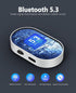 Aux Bluetooth 5.3 Adapter for Car, Bluetooth Car Adapter 3.5mm Aux Input, Aux to Bluetooth with On/Off Switch for Car/Home Stereo/Wired Headphones...