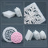 Framendino, 3 Pack Polymer Clay Cutters Vintage Pattern Polymer Clay Molds Retro Geometric Flower Clay Earring Cutters for Polymer Clay Jewelry Ma...