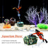 Mesee Aquarium Floating Diver Ornament, Micro Landscape Decor Undersea Treasure Chest Diver Aquarium Decoration for Home Fish Tank Arts Crafts Dec...