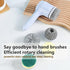 Electric Spin Scrubber Bathroom Cordless Electric Cleaning Brush with 5 Replaceable Heads Handheld Powerful Cleaning Brush with LED Display for Cl...