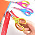 Kids Scissors Set of 3 pack, Safety Children Scissors, Small Craft Scissors with Blunt-Tip Floral Print Blade and Soft Grip, Great for DIY, Arts, ...