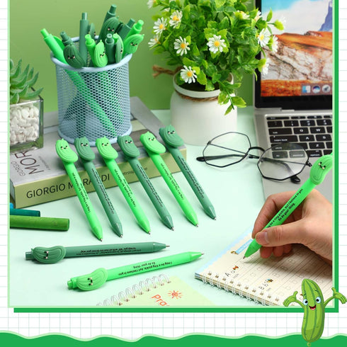 30 Pcs Back to School Gifts Positive Pens Bulk Inspirational Black Ink Pens Gifts Funny Motivational Quotes Ballpoint Pens with Sayings for Studen...