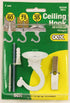 OOK 50330 Jumbo Swag Hook with Hardware, White (6)...