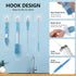 Portable Bottle Brush Set - Baby Bottle Cleaner Kit with Silicone Brush, Nipple Brush, Straw Brush, Bottle Cleaning Tool for Home and Travel...