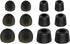 12pcs (BPH-BMF-sC)- S/M/L Replacement Eartips Earbuds for In Ear Earphones with 4.9mm to 6.3mm Nozzle Attachment Memory Foam and Silicone Ear Adap...