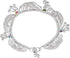 Efulgenz Silver Tone Indian Jewelry Anklets for Women Indian Bollywood Wedding Bridal Anklet Crystal Tassel Chain Bell Charms Anklet Set Bracelet ...
