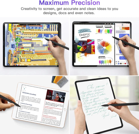 iPad Pencil 2nd Generation with Magnetic Wireless Charging, Apple Pencil 2nd Generation, Smart Pen Compatible with iPad Pro 11 in 1/2/3/4, iPad Pr...