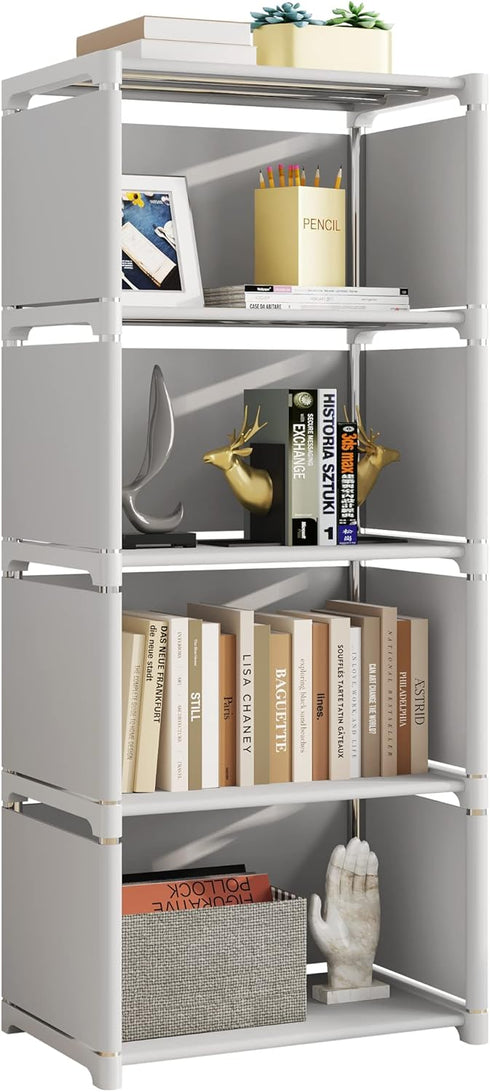 Cube Storage Shelf, Small DIY Bookshelf for Bedroom, Living Room, 5 Layer Closet Organizers for Small Spaces...