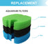 Aquarium Canister Filter Pads Sponges (9 pcs) Replacement for SUNSUN HW-304B/404B/704B/3000 CF500 Filter Pads Bio Sponges...