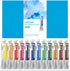 AUREUO Artist Grade Watercolor Paint Set 12 Colors x 0.27 fl oz / 8ml - Non-Toxic Watercolor Tubes for Professional Artists...