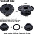 5 PCS Engine Oil Pan Drain Plug with O-Ring Seal 11137605018 Fit for Rear-Wheel Drive BMW 228i 320i 328i 428i 528i X1 X3 Z4...